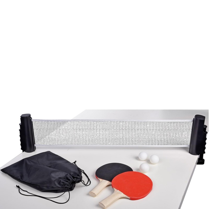 Table Tennis Set with Net 2 Bats 3 Table Tennis