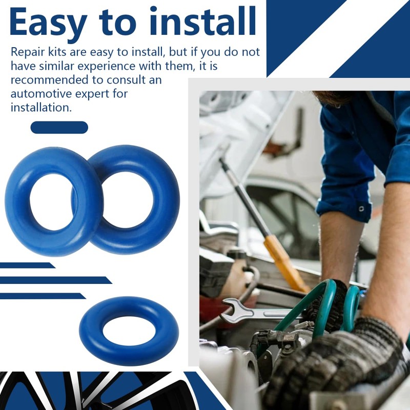 Fuel Injector Rebuild Seal Parts 50x O-Rings (7.52mm X 3.53