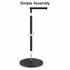 Freestanding Stainless Steel Toilet Paper Holder Bathroom Stand – Modern