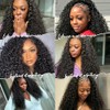 WBTH Extensiones de cabello humano rizado birmano de 22 pulgadas,