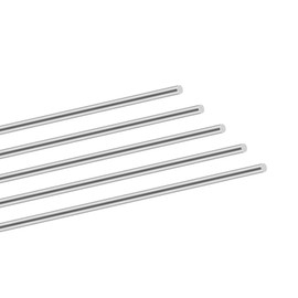 304 Stainless Steel Round Rod, iMeistek 2 mm x 300 mm Stainless Steel Rods, Stainless Steel Solid Round Rod for RC Model Cars, RC Model Boats and Other DIY Crafts (Pack of 5)