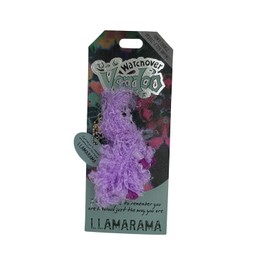 Watchover Voodoo 3-Inch Llamarama Keychain - Handcrafted Gift to Bring Good Luck and Positivity Everywhere You Go