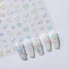 LINMEIZAI Flowers Nail Stickers for Nail Art - Small Flower