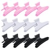 BAHABY Hair Clips for Styling Sectioning 12 Pack Black White