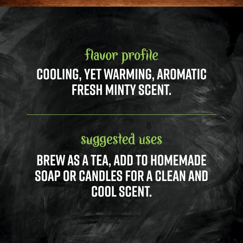 Frontier Co-op Peppermint Leaf, Cut and Sifted Leaves - Kosher