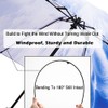 Umbrella Compact Inverted Folding Umbrellas Auto Open Close - H2.20.Glacier