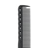 6pcs Carbon Fine Cutting Combs Salon Barber Plastic Hairdressing Flat