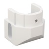 RV Awning End Plug White Solid Aluminum Durable Easy Installation