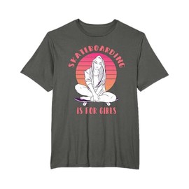 Regalo di skateboard per ragazze Maglietta