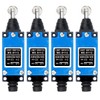 GUUZI 4pcs ME8112 Roller Tappet Momentary Limit Switch 1NC 1NO