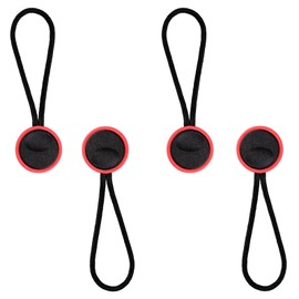 VKO Quick Relase Connectors Buckles Camera Straps(4-Pack Black-Red)