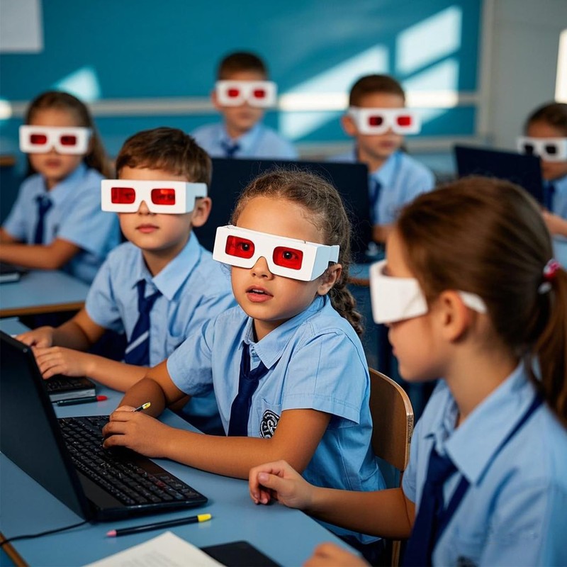 Swagwert Red-Red 3D Glasses 10 pcs anaglyph messages Cardboard 3D