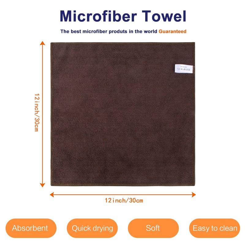 KinHwa Microfibre Household Towels, Super Absorbent Tea Towels, Multi-Purpose, 30