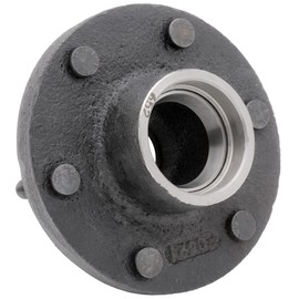 6 Lug on 5.5" - Trailer Axle Idler Hub - HUB 63555 - Fits #84 Spindle - Races Installed L44610 & L68111-3,500 lbs Trailers