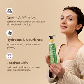 INYVA Serene Cleanse Pore Control Cleansing Oil | Oil Cleanser for Face & Makeup Blackhead Remover | Deep Clean & Hydrate with Olive & Jojoba Oils | Vegan, Non-Greasy, All Skin Types - 3.38 Oz