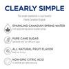 Clearly Canadian Sparkling Flavored Water, 11 oz Glass Bottles –