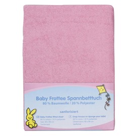 Brand Baby Terry Towelling Fitted Sheet 40 x 90 cm Cradle Bed Pram