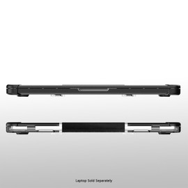Sahara - Heavy-Duty Raider Series Case with Stand for MacBook Pro 14-Inch (2021–2025, M1–M5), Clear/Black, (LT00047)