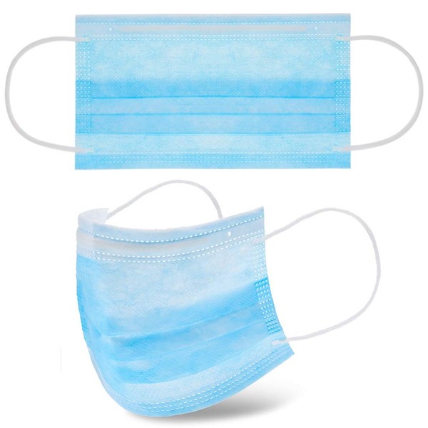 M/A Disposable Protection 3-Layer Breathable Anti-Dust Masks for Ear Loops,