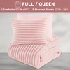 Intelligent Design Queen Comforter Set, Cozy Plush Bedding, Microfiber Reverse,