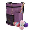 QIUPFGUT Yarn Organiser, Portable Storage Bag for Yarns, Knitting Bag,