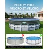 POOLHACKER 21FT Round Pool Cover, Pool Covers for Above Ground