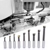 9Pcs Boring Bar Set 12mm F1 Type High Speed Steel