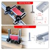 Table Saw Roller Jig, Bearing Roller Featherboard Double Wheel Sliding