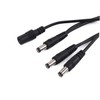 VICASKY Daisy Chain to Guitar Effects Power Supply Cable Black