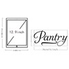 SUPERDANT 1 Sheet PVC Wall Sticker Pantry Decor Glass &