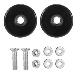 lasuroa 2pcs Heavy Duty Rubber Foot, Heavy Duty Rubber Foot Pads with Screws Kit Anti Vibration Feet for Generators Pressure Washers Air Compressors Accessories