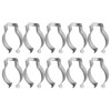 Stainless Steel Spring Clamps 10 Pack Heavy Duty Tool Storage