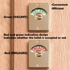 2Pcs Latch Indicating Lock,Latch Indicator Bolt,Privacy Partition Indicator Lock with