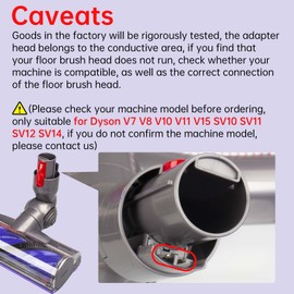 IOEALD Upgrade Anti-Tangle Motorhead Cleaner Replacement for Dyson V7 V8 V10 V11 V15 SV10 SV11 SV12 SV14 Direct Drive Cordless Vacuum Head Attachments. Part No. 967483-04 and 968266-02