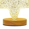 Table Lamp 3W Remote Control Warm Light Exquisite Look Timing