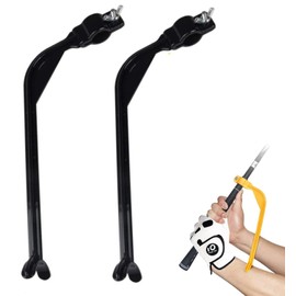 WADY 2 Pcs Golf Swing Trainering & Wrist Hinge Aid - Golf Accessories for Beginners to Correct Arm/Elbow Posture & Improve Club Practice - Essential Golf Swing Correction Training Tool (Black)