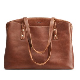 S-ZONE Leather Tote Bag for Women Large Capacity Work Shoulder Handbags Purses