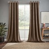 Royal Tradition Velvet Heavyweight Grommet Top Window Curtains, Set of