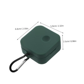 Mipcase Portable Wireless Headphone Case Cute Cartoon Earphone Storage Bag with Carabiner Compatible with Nothing Ear Offers Dust Scratch Protection Easy to Clean Design