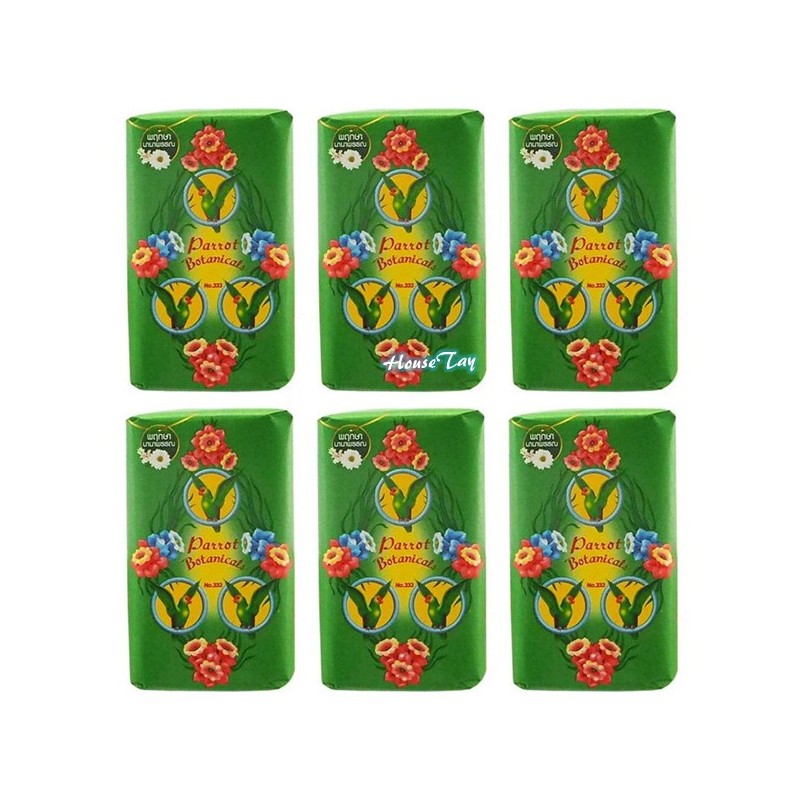 Parrot Botanical Thai Green Soap 6 pieces