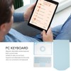 Wireless Keyboard Case 10.9in Magnetic Detachable Keyboard Cover with Touchpad