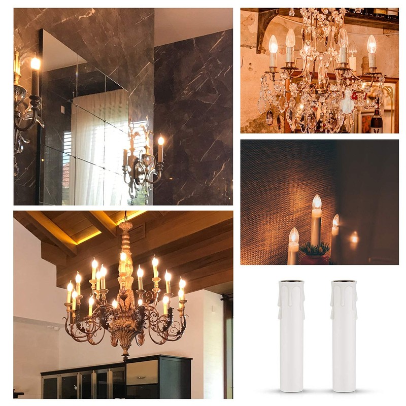 DiCUNO E12 Length Adjustable Bulb Socket, Candelabra Base Bulb Holder