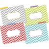 Barker Creek Beautiful Chevron Designer File Folders on 14pt Stock,