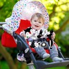 Kulveanju Spiral Pram Toys for Babies - Black and White
