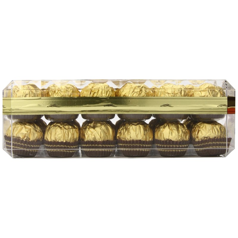 Ferrero Rocher Fine Hazelnut Chocolates, 48 Count Chocolate Gift Box,