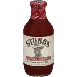 Stubb's Hickory Bourbon Bar-B-Q Sauce 18 oz (Pack of 3)