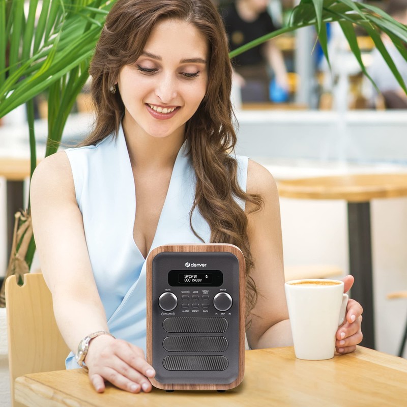 Denver DAB-48 Bluetooth DAB Radio With Remote Control - DAB/DAB+