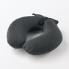 MUJI 84475498 Soft Neck Cushion, Dark Gray, Approx. 13.4 x