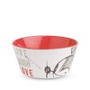 Egan Mickey Live Laugh Love Bowl Red, Multicoloured, S