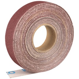 Shineboc -SANDPAPER ROLL 1" x 10M 100 Grit Aluminum Oxide Sandpaper Suitable for Sanding, Wood, Furniture, Stainless Steel and Body Processing